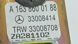 Mercedes-Benz ML W163 Pas bezpieczeństwa fotela przedniego A1638603085