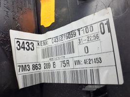 Ford Galaxy Rivestimento in plastica cornice della leva del cambio 7M3863289B
