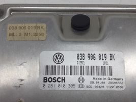 Volkswagen PASSAT B5 Блок управления двигателя 038906019BK