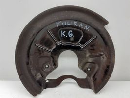 Volkswagen Touran II Couvercle anti-poussière disque de plaque de frein arrière 