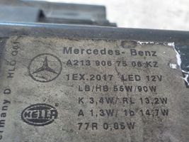 Mercedes-Benz E W213 Etu-/ajovalon valaisimen sarja A2130067506