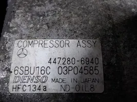 Mercedes-Benz ML AMG W166 Air conditioning (A/C) compressor (pump) 6SBU16C