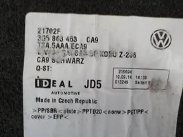 Volkswagen PASSAT B8 Tavaratilan kaukalon tekstiilikansi 3G5863463