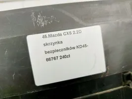 Mazda CX-5 Skrzynka bezpieczników / Komplet KD45-66767