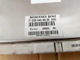 Mercedes-Benz S W220 Pakabos valdymo blokas 2205450032