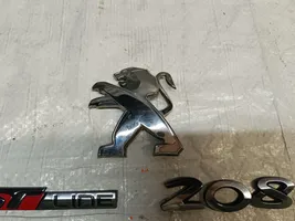 Peugeot 208 Emblemat / Znaczek tylny / Litery modelu 