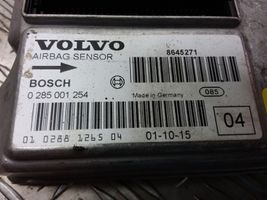 Volvo V70 Oro pagalvių valdymo blokas 0285001254
