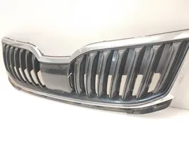 Skoda Octavia Mk3 (5E) Maskownica / Grill / Atrapa górna chłodnicy 5E0853653C