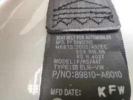 KIA Ceed Ceinture de sécurité arrière 89810A6010