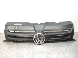 Volkswagen Transporter - Caravelle T5 Grille calandre supérieure de pare-chocs avant 7E0853653