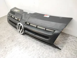 Volkswagen Transporter - Caravelle T5 Front bumper upper radiator grill 7E0853653