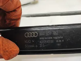 Audi A3 S3 8V Priekšpusē elektriskais loga pacelšanas mehānisms bez motoriņa 8V4837462