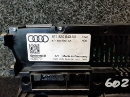Audi A5 8T 8F Oro kondicionieriaus/ klimato/ pečiuko valdymo blokas (salone) 8T1820043AA