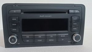 Audi A3 S3 8P Radio/CD/DVD/GPS-pääyksikkö 8P0035186AB