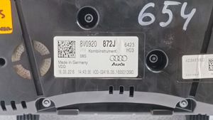 Audi A3 S3 8V Tachimetro (quadro strumenti) 8V0920872J