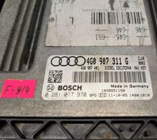 Audi A7 S7 4G Moottorin ohjainlaite/moduuli 4G0907311G