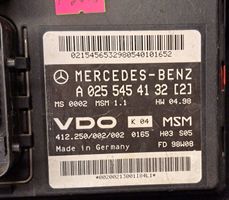 Mercedes-Benz A W168 Moottorin ohjainlaite/moduuli A0255454132