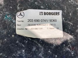 Mercedes-Benz C W203 Boczek / Tapicerka / bagażnika 2036900741