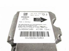 Opel Vectra B Centralina/modulo airbag 24416701DJ