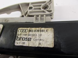 Audi A4 S4 B8 8K Meccanismo di sollevamento del finestrino posteriore senza motorino 