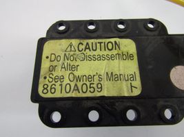 Mitsubishi Pajero Passenger airbag on/off switch 