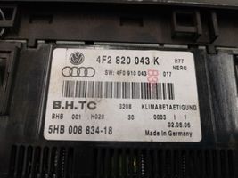 Audi A6 Allroad C6 Unité de contrôle climatique 4F2820043K