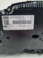 Audi A5 8T 8F Speedometer (instrument cluster) 8T0920931D