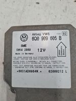 Volkswagen PASSAT B5 Sterownik / Moduł Airbag 6Q0909605B