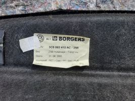 Volkswagen PASSAT B6 Grilles/couvercle de haut-parleur arrière 3C5863413AC