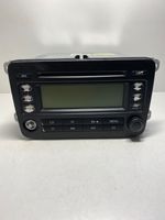 Volkswagen Golf V Unidad delantera de radio/CD/DVD/GPS 1K0035186L