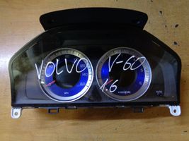 Volvo V60 Compteur de vitesse tableau de bord 31343497AA
