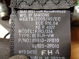 KIA Sorento Pas bezpieczeństwa fotela tylnego 898102P010