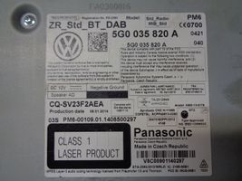 Volkswagen Golf VII Unità principale autoradio/CD/DVD/GPS 5G0035820A