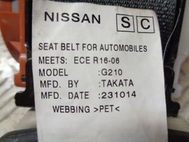 Nissan Note (E12) Pas bezpieczeństwa fotela tylnego środkowego 888543VU0B