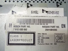 Nissan Qashqai Radio / CD/DVD atskaņotājs / navigācija 7612830092