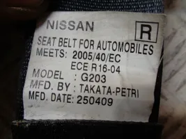 Nissan Qashqai+2 Ceinture de sécurité arrière 88844EY10A