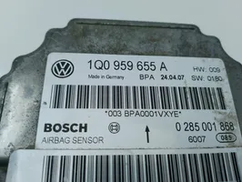 Volkswagen Eos Sterownik / Moduł Airbag 1Q0958655A