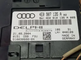 Audi A8 S8 D3 4E Garniture de console d'éclairage de ciel de toit 4E0907135A