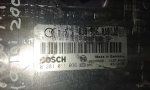 Audi A4 S4 B6 8E 8H Calculateur moteur ECU 0281011036