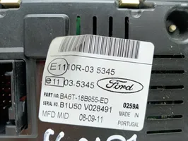 Ford Fiesta Monitori/näyttö/pieni näyttö BA6T18B955ED