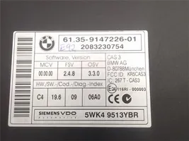 BMW 3 E92 E93 Oven keskuslukituksen ohjausyksikön moduuli (61359147226-01)