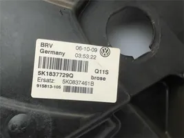 Volkswagen Golf VI Elektryczny podnośnik szyby drzwi przednich 5K1837729Q