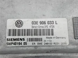 Volkswagen Polo IV 9N3 Altre centraline/moduli 03E906033L