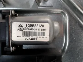 Volkswagen Polo IV 9N3 Mécanisme lève-vitre de porte arrière avec moteur 6Q0959812A