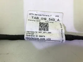 Skoda Scala Cablaggio del sensore di parcheggio (PDC) TAB019543A