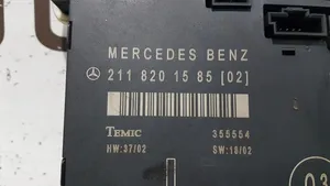 Mercedes-Benz E W211 Modulo comfort/convenienza 2118201585