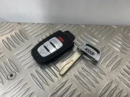 Audi Q5 SQ5 Užvedimo raktas (raktelis)/ kortelė 8K0959754B