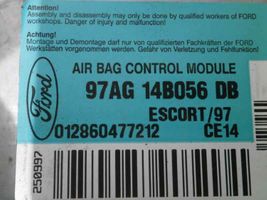 Ford Escort Module de contrôle airbag 97AG14B056DB
