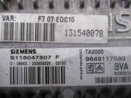 Citroen C5 Module de contrôle de boîte de vitesses ECU 9649117580