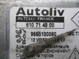 Peugeot 308 SW  Sterownik / Moduł Airbag 9665100080